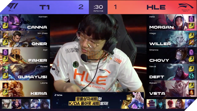  Vòng loại CKTG T1 vs HLE khi Canna trở thành boy one champ 7