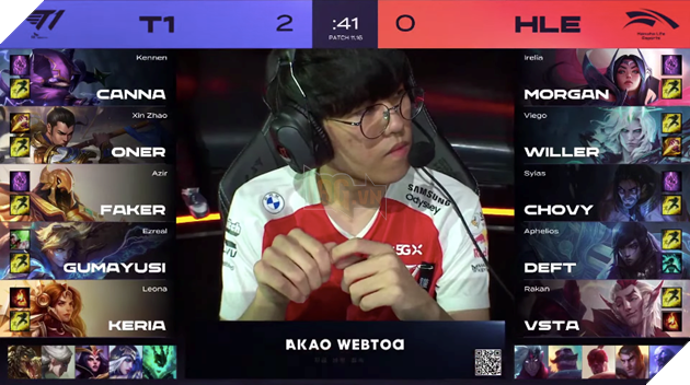  Vòng loại CKTG T1 vs HLE khi Canna trở thành boy one champ 5