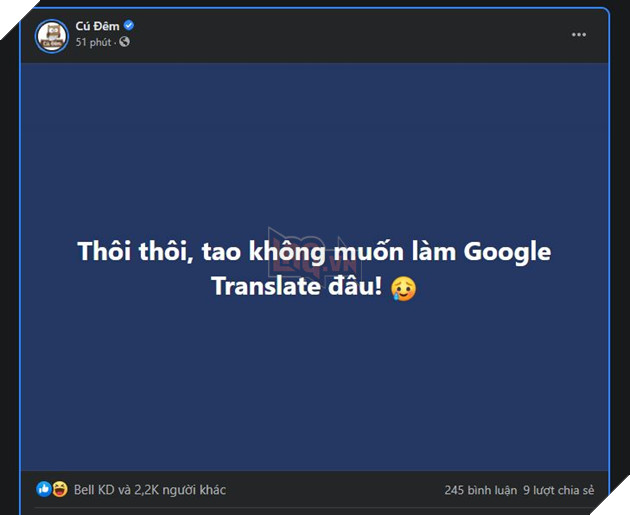 Em có thể gọi anh là Google Translate là gì ? Bỗng nhiên trỡ nên nổi trên mạng xã hội 2