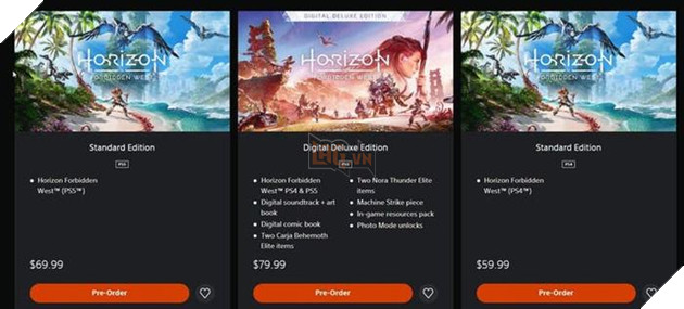 Horizon Forbidden West quyết định thay đổi kế hoạch nâng cấp bản PS5 2