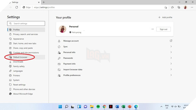 Cách thay đổi trình duyệt mặc định trên Windows 11 3