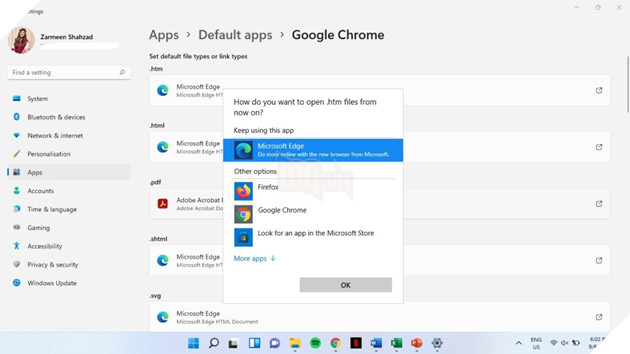 Cách thay đổi trình duyệt mặc định trên Windows 11 9