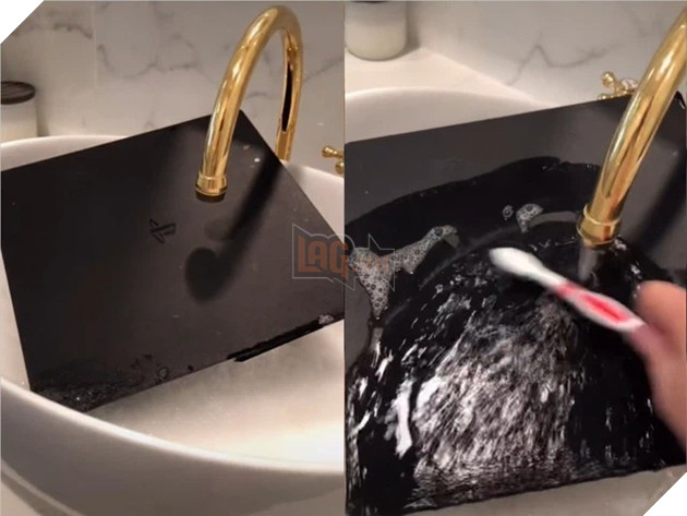 Rửa máy PS4 của bạn trai, cô nàng khiến cộng đồng mạng không khỏi lắc đầu 2