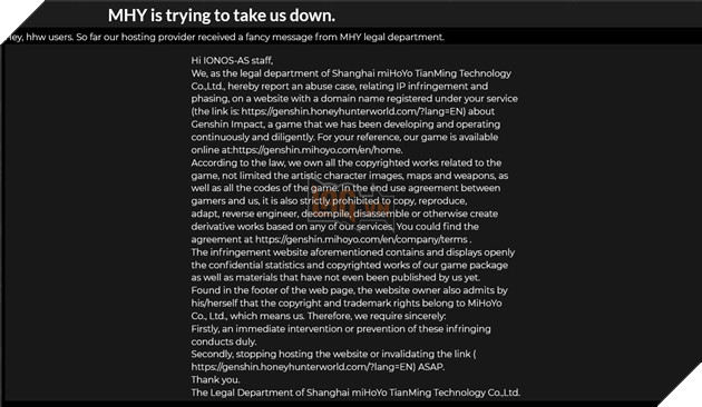 Genshin Impact: Cộng đồng nổi giận khi Mihoyo ép đóng cửa một trong các website tổng hợp thông tin game lớn nhất 3