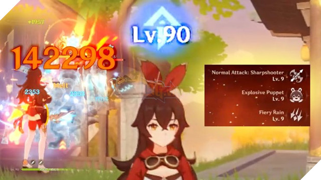 Genshin Impact: Tiểu sử, lối chơi và các bộ Artifact tốt nhất của nhân vật Amber 4