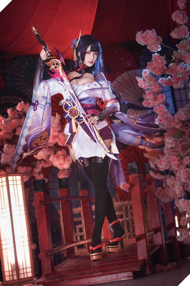 cosplay Genshin Impact Raiden Shogun