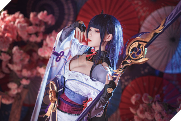 cosplay Genshin Impact Raiden Shogun