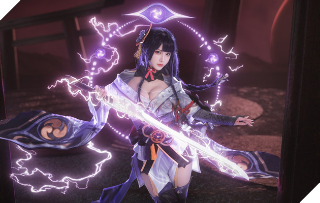 cosplay Genshin Impact Raiden Shogun