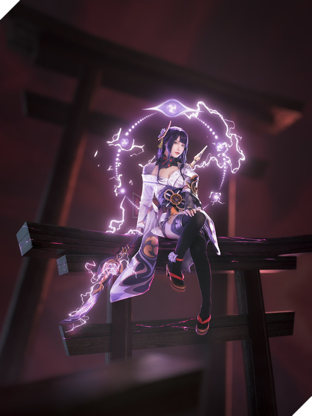 cosplay Genshin Impact Raiden Shogun