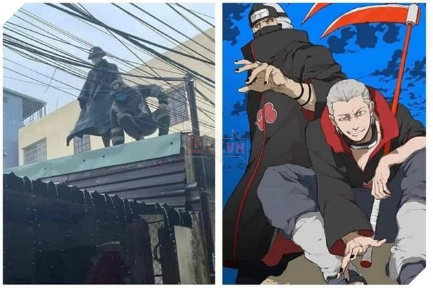 Fan Naruto không khỏi thích thú với hình ảnh 2 chiến sĩ bộ đội chẳng khác gì cặp đôi Itachi và Kisame cả 8