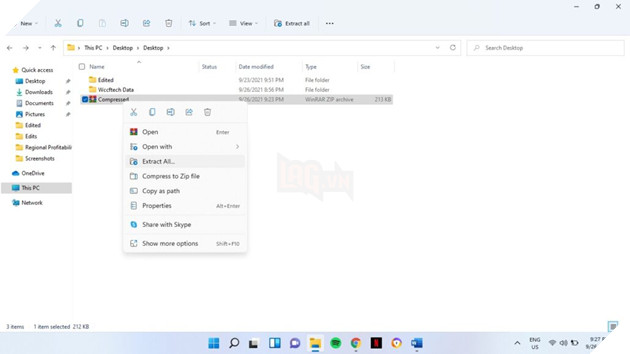 Cách tạo file Zip và giải nén file trên Windows 11 5