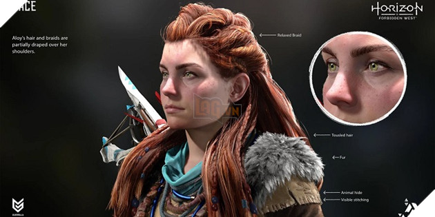 Guerrilla Games miêu tả chi tiết những thay đổi về tạo hình Aloy trong Horizon Forbidden West 3