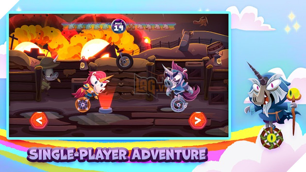 Unicorns on Unicycles - Game đối kháng với đồ họa vui nhộn mang tính giải trí cực cao 5