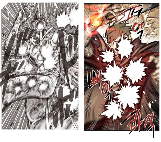 webtoon hàn quốc copy manga nhật bản