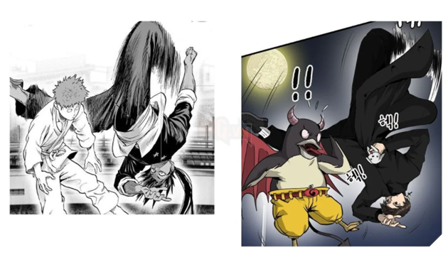 webtoon hàn quốc copy manga nhật bản