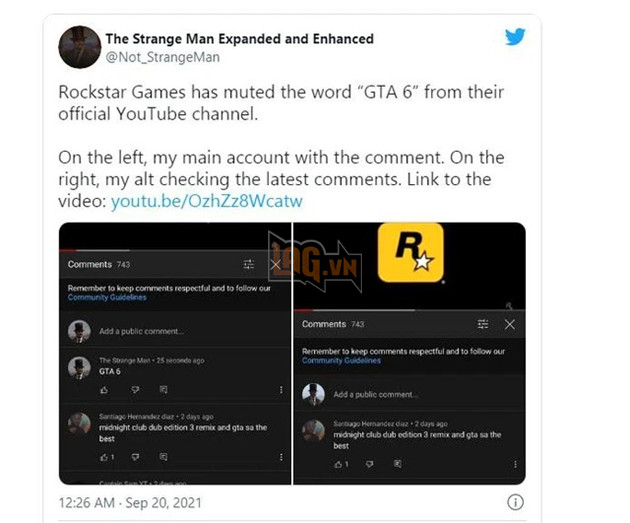 Rockstar bất ngờ không cho phép người hâm mộ bình luận liên quan đến GTA 6 2