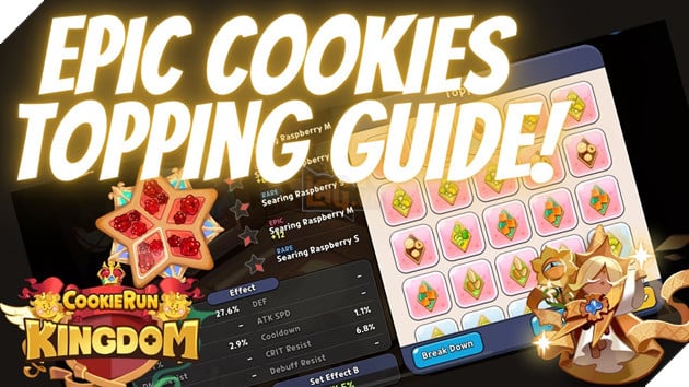 Cookie Run Kingdom | Topping Guide for Epic Cookies! Pure Vanilla, Latte,  and more! - YouTube