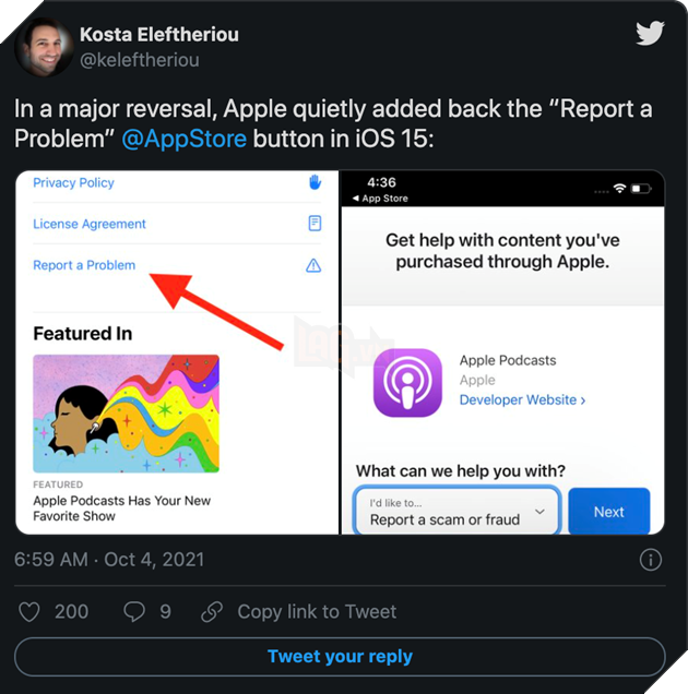 Apple lặng lẽ thêm một tính năng App Store để báo cáo các ứng dụng lừa đảo 2