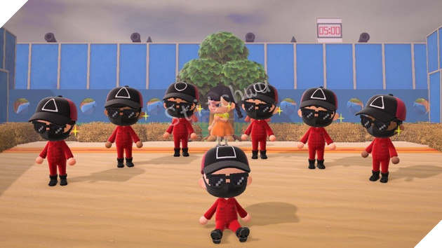 Squid Game được tái hiện một cách vô cùng đáng yêu thông qua Animal Crossing: New Horizons