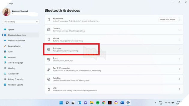 Cách tắt cử chỉ Touchpad trên Windows 11 4