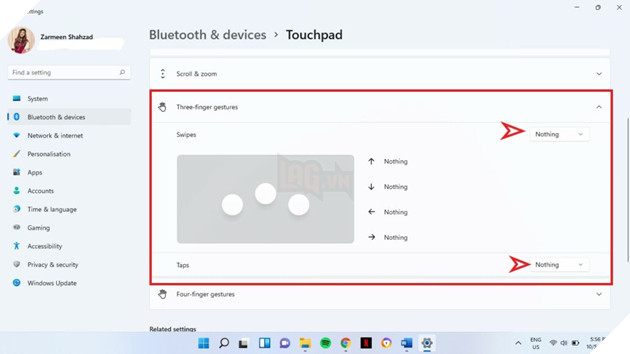 Cách tắt cử chỉ Touchpad trên Windows 11 6