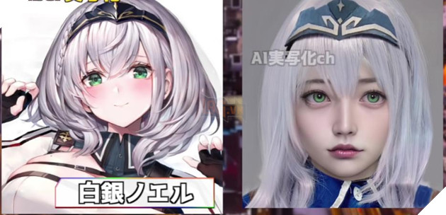 vtuber hololive phiên bản người thật