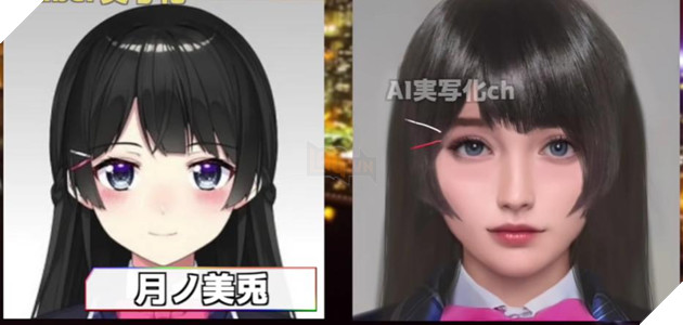 vtuber hololive phiên bản người thật