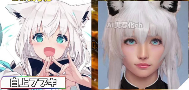 vtuber hololive phiên bản người thật