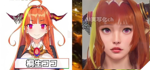 vtuber hololive phiên bản người thật
