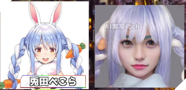 vtuber hololive phiên bản người thật