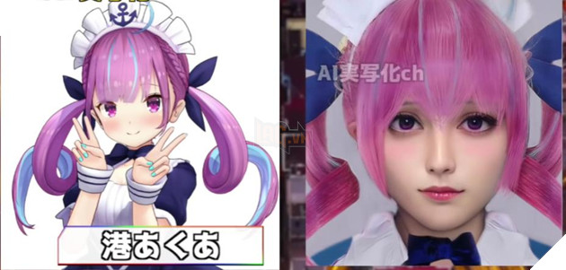 vtuber hololive phiên bản người thật