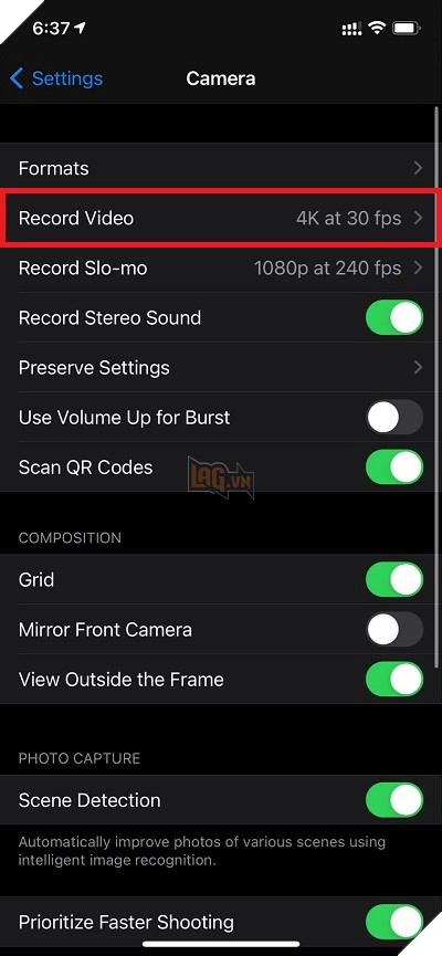 iPhone 13/ iPhone 13 mini có thể quay Dolby Vision ở 4K ở tốc độ 60 khung hình / giây 3