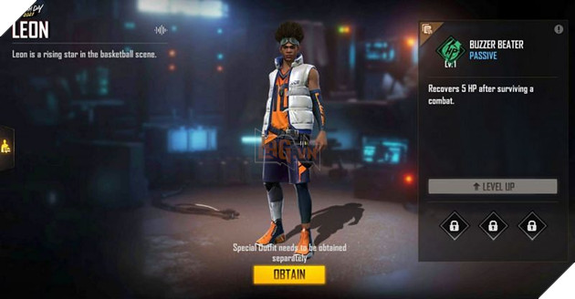 Free Fire thêm các nhân vật Otho và Leon vào trò chơi, kỹ năng được tiết lộ 3