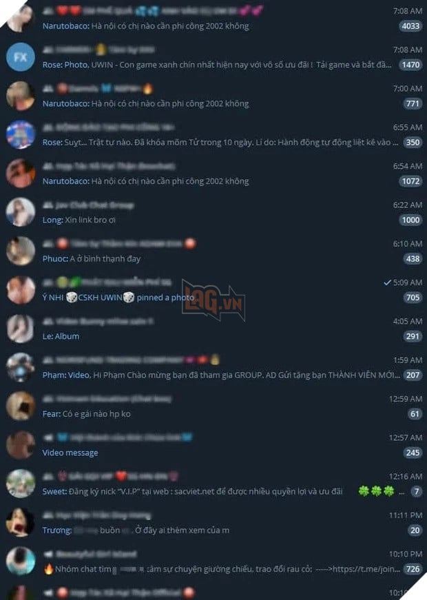 Nhóm chat 18+ trên Telegram và những thế lực ngầm chống lưng cho content bẩn 2