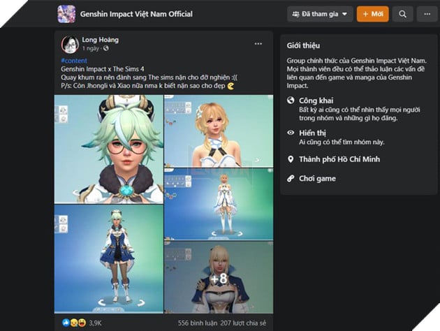 Dàn nữ nhân vật Genshin Impact bất ngờ xuất hiện trong The Sims 4 - Ảnh 5.