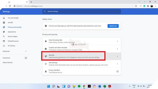 Cách bật Safe Browsing nâng cao trong Google Chrome 4