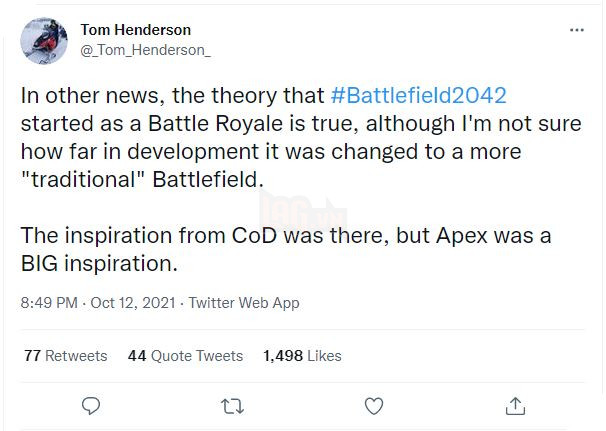 Rò rỉ thông tin Battlefield 2042 suýt trở thành game Battle Royale, lấy cảm hứng từ Apex Legends
