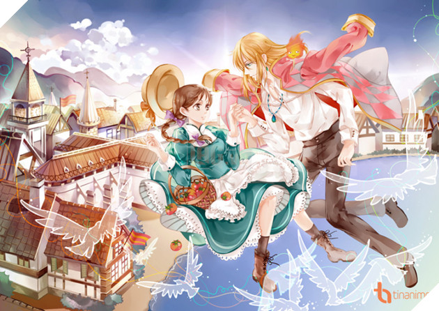 Loạt fanart dễ thương hết nấc của các cặp đôi được yêu thích nhất phim hoạt hình nhà Ghibli Phần 1  10