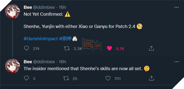 Genshin Impact: Yunjin và Shenhe được leaker xác nhận sẽ ra mắt ngay trong bản 2.4 cùng Vực Đá Sâu 4