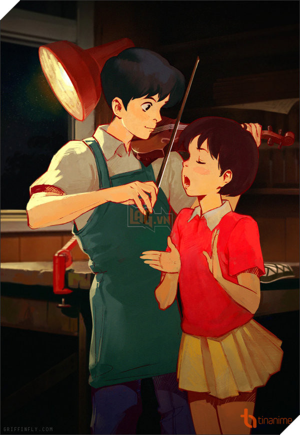 Loạt fanart dễ thương hết nấc của các cặp đôi được yêu thích nhất phim hoạt hình nhà Ghibli Phần 1  2