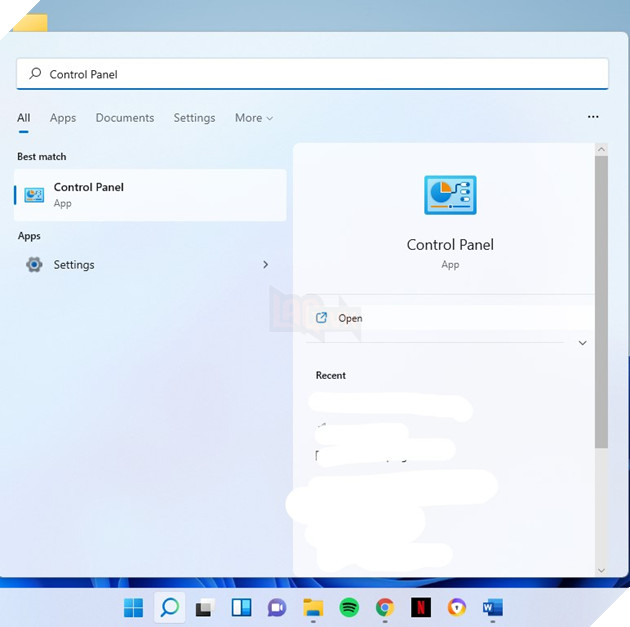 Cách đễ truy cập Control Panel một cách nhanh chóng trên Windows 11 2