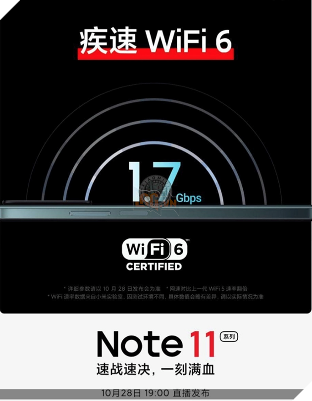 Dòng Xiaomi Redmi Note 11 sẽ có tính năng Sạc nhanh 120W và hơn thế nữa 5