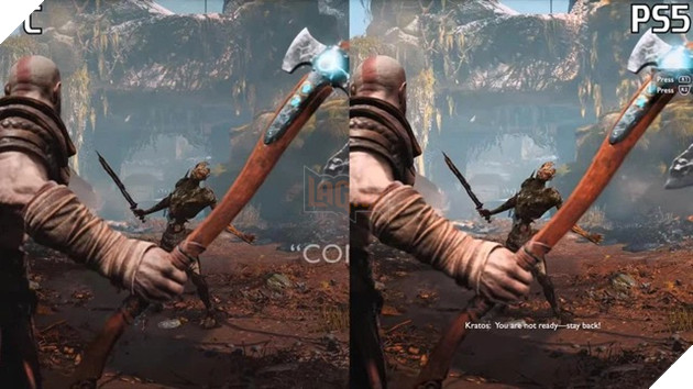 So sánh những điểm khác nhau giữa 2 phiên bản God of War dành cho PC và PS5 5