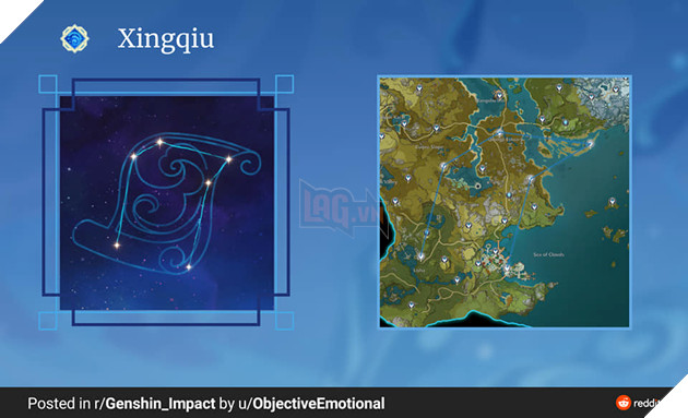 Genshin Impact: Bất ngờ với các điểm dịch chuyển tại Liyue trùng với Cung Mệnh của các nhân vật tại đây 14