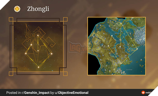 Genshin Impact: Bất ngờ với các điểm dịch chuyển tại Liyue trùng với Cung Mệnh của các nhân vật tại đây 3