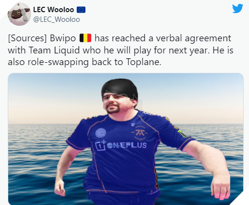 Tin đồn về việc Bwipo sẽ gia nhập Team Liquid sau khi rời Fnatic 2