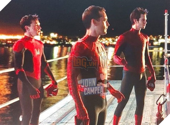 Lộ ảnh hội ngộ của ba phiên bản Người Nhện trong Spider-Man: No Way Home 2