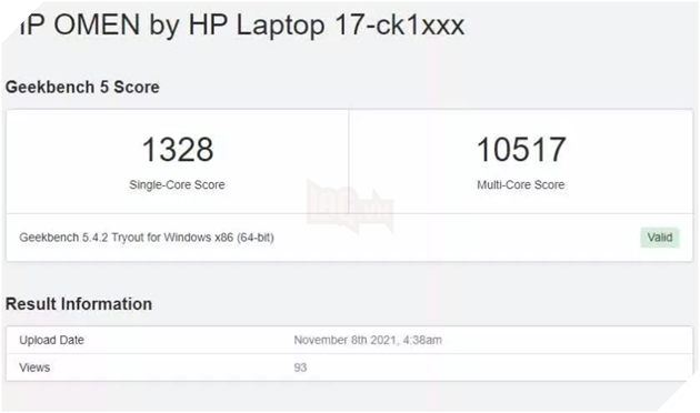 Điểm chuẩn của laptop trang bị i7-12700H và 3080 Ti bị rò rỉ trước thông báo chính thức 2