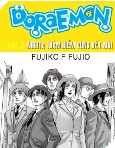 Sẽ ra sao khi Doraemon kết hợp cùng Attack on Titan? Tưởng không hợp mà hợp không tưởng... 5