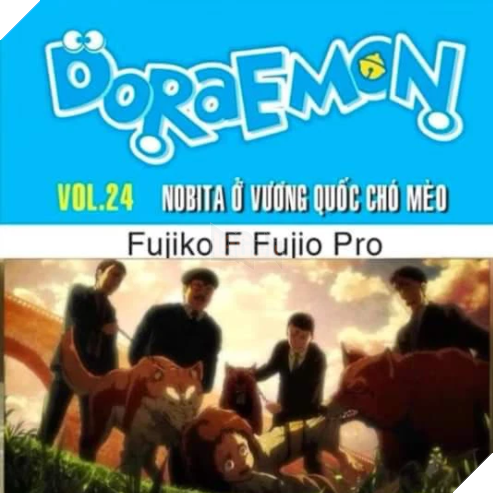 Sẽ ra sao khi Doraemon kết hợp cùng Attack on Titan? Tưởng không hợp mà hợp không tưởng... 3